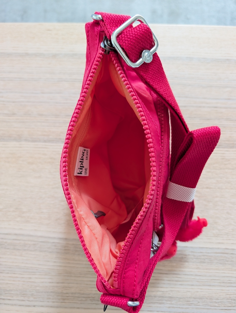 NWT -Kipling Women's Red Crossbody Bag - Picture 7 of 7